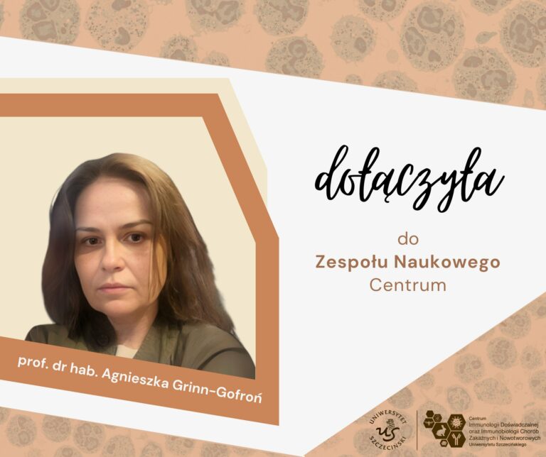 Wybitna specjalistka w zespole Centrum!