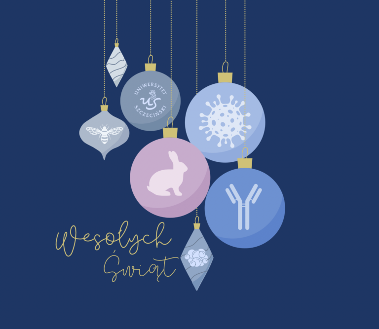 Życzenia świąteczne od Centrum Immunologii Doświadczalnej Uniwersytetu Szczecińskiego