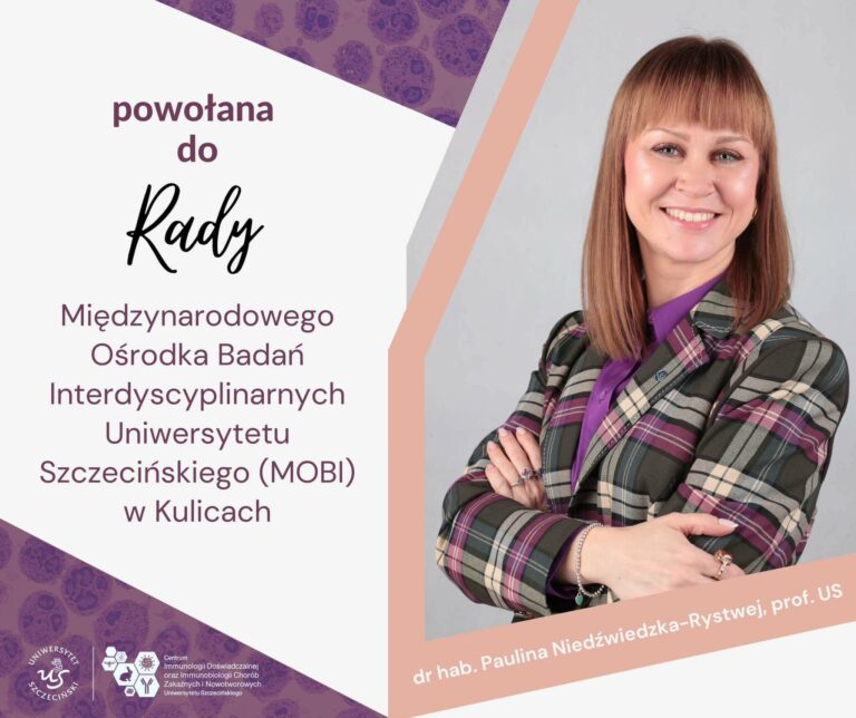 Paulina Niedźwiedzka-Rystwej powołana do Rady Międzynarodowego Ośrodka Badań Interdyscyplinarnych w Kulicach!